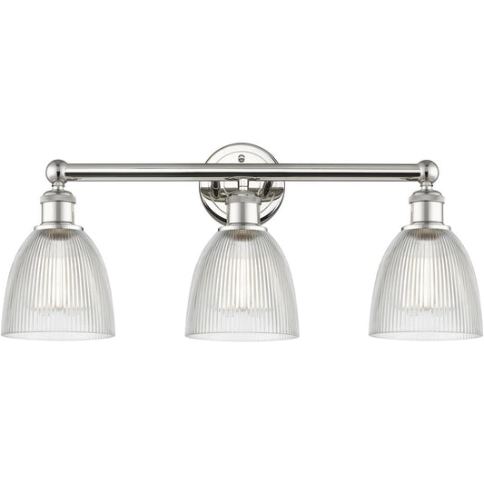 Innovations Lighting  616-3W-PN-G382 Castile Bathroom Vanity Light Polished Nickel