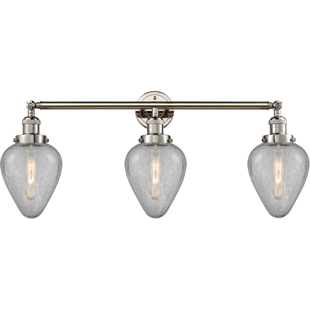 Innovations Lighting  205-PN-G165 Franklin Restoration Geneseo Bathroom Vanity Light Polished Nickel