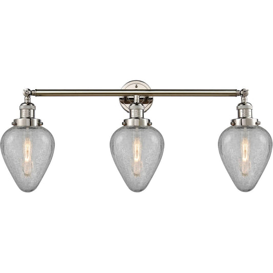 Innovations Lighting  205-PN-G165 Franklin Restoration Geneseo Bathroom Vanity Light Polished Nickel