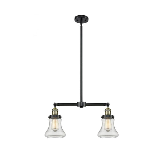 Innovations Lighting  209-BAB-G192-LED Franklin Restoration Bellmont Chandelier Black Antique Brass