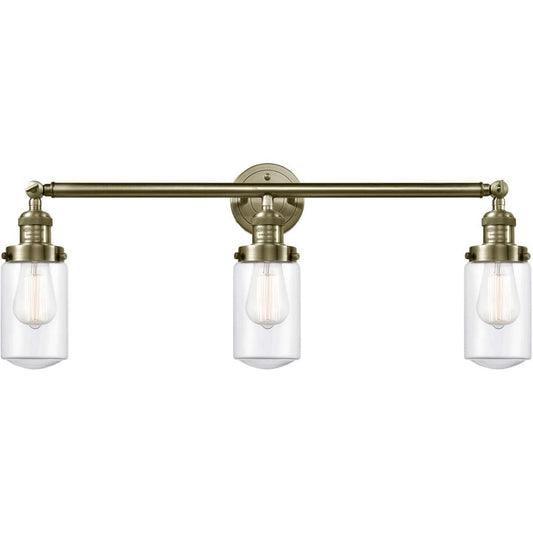 Innovations Lighting  205-AB-G312 Franklin Restoration Dover Bathroom Vanity Light Antique Brass