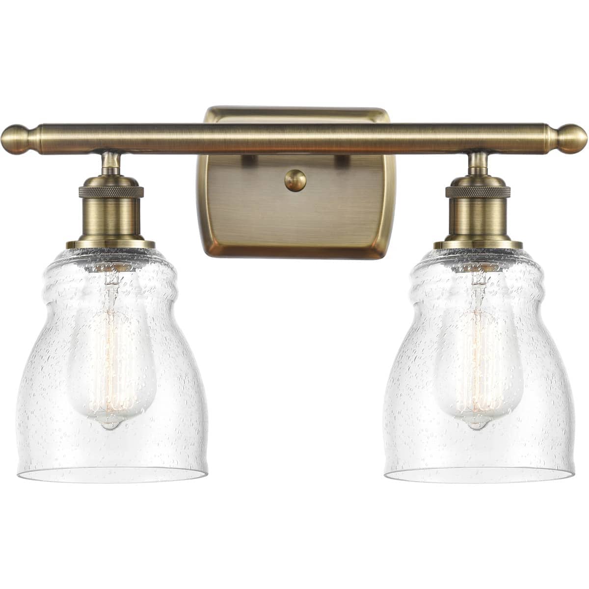 Innovations Lighting  516-2W-AB-G394 Ballston Ellery Bathroom Vanity Light Antique Brass