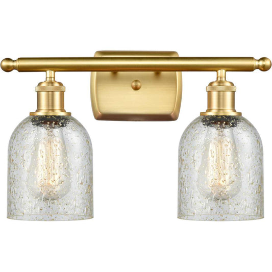 Innovations Lighting  516-2W-SG-G259 Ballston Caledonia Bathroom Vanity Light Satin Gold