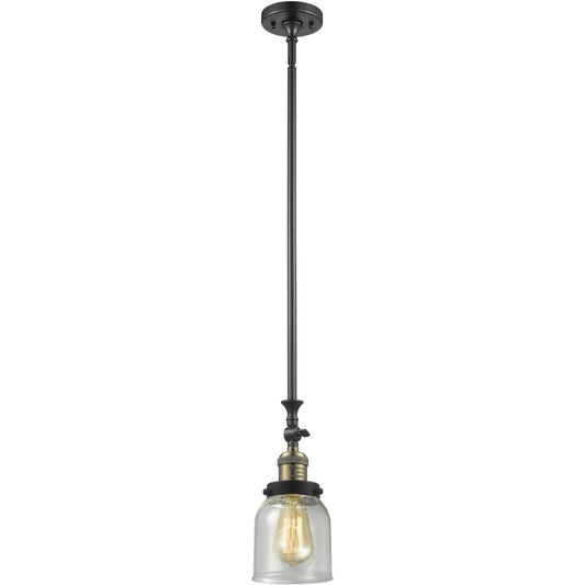 Innovations Lighting  206-BAB-G54 Franklin Restoration Bell Mini Pendant Black Antique Brass