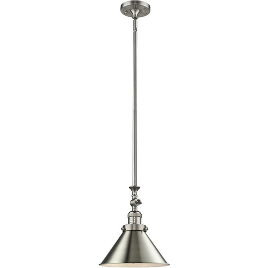 Innovations Lighting  206-SN-M10-SN-LED Franklin Restoration Briarcliff Mini Pendant