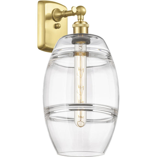 Innovations Lighting  516-1W-SG-G557-8CL Ballston Vaz 1 Light 8 inch Satin Gold Sconce Wall Light
