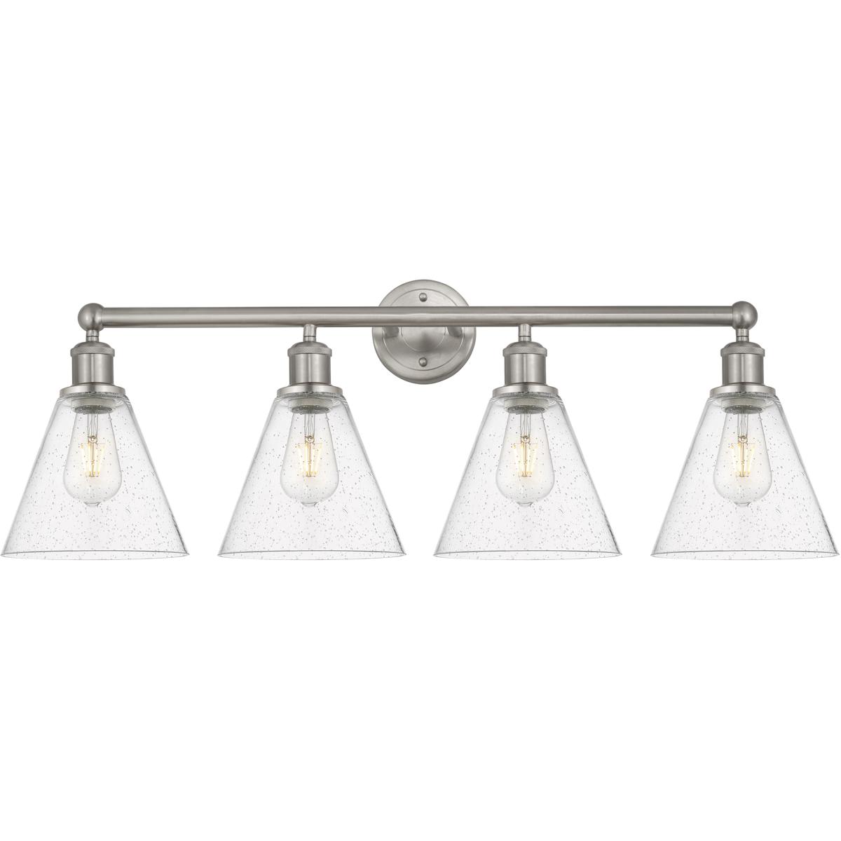 Innovations Lighting  616-4W-SN-GBC-84 Berkshire Bathroom Vanity Light Satin Nickel