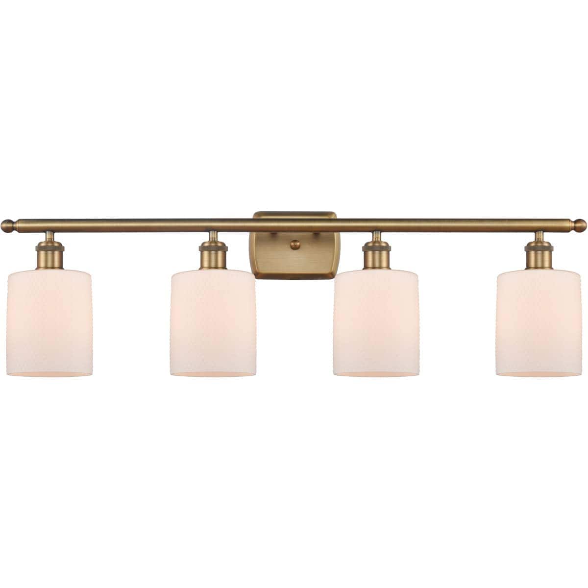 Innovations Lighting  516-4W-BB-G111 Ballston Cobbleskill Bathroom Vanity Light Brushed Brass