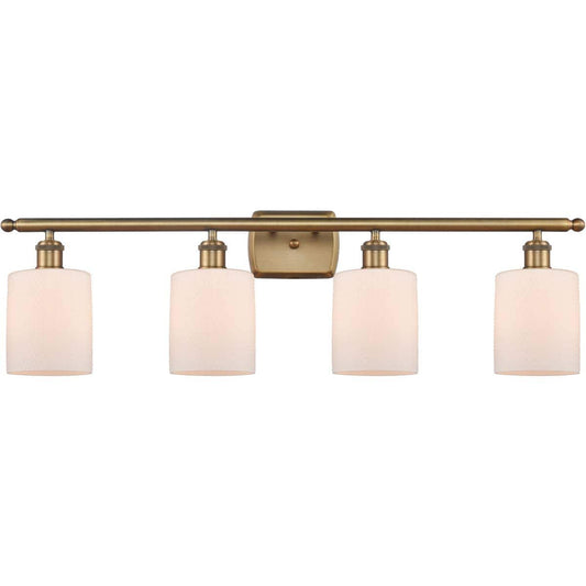 Innovations Lighting  516-4W-BB-G111 Ballston Cobbleskill Bathroom Vanity Light Brushed Brass