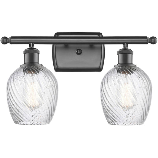 Innovations Lighting  516-2W-OB-G292 Ballston Salina Bathroom Vanity Light Oil Rubbed Bronze