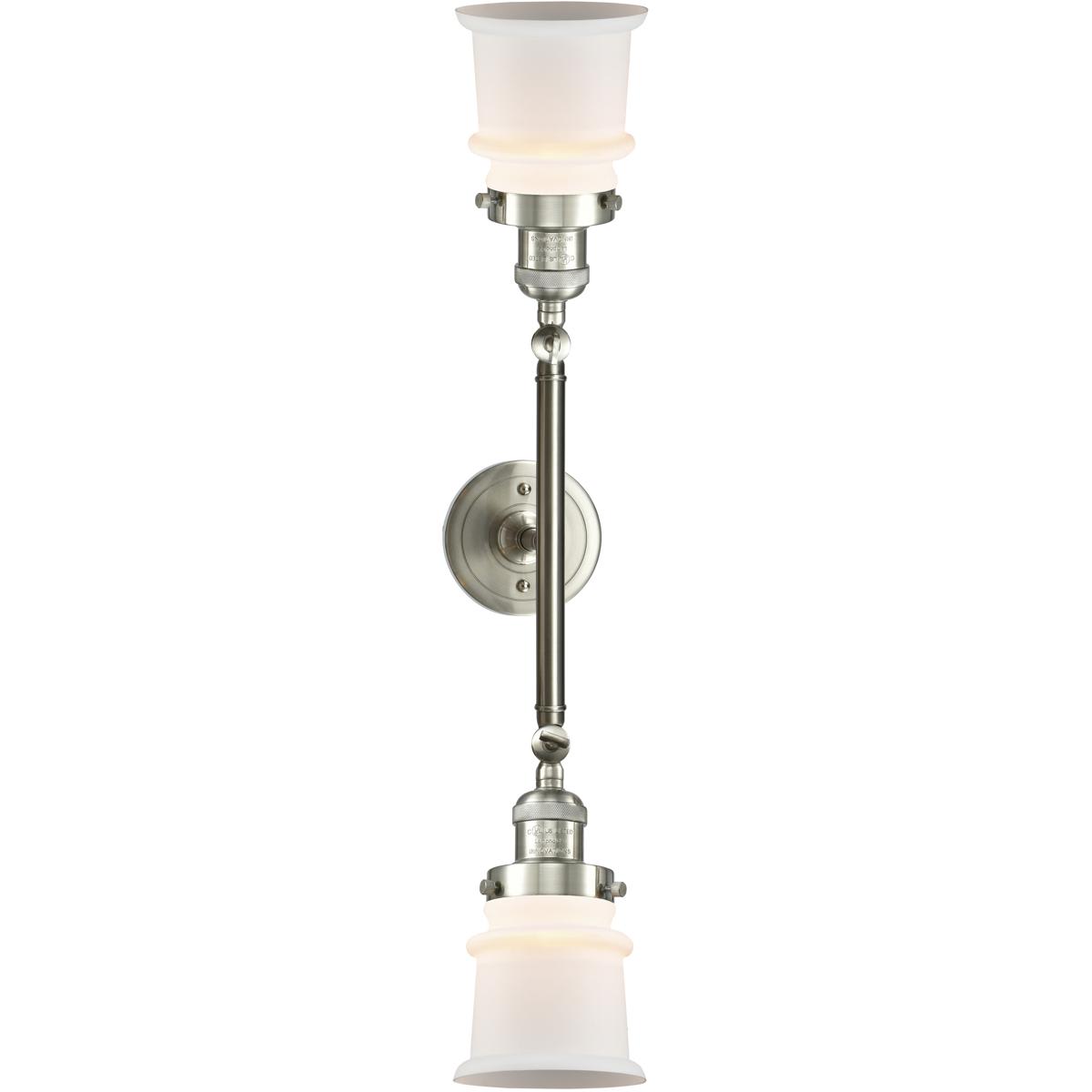 Innovations Lighting  208-SN-G181S Franklin Restoration Small Canton Bathroom Vanity Light