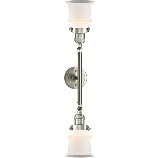 Innovations Lighting  208-SN-G181S Franklin Restoration Small Canton Bathroom Vanity Light