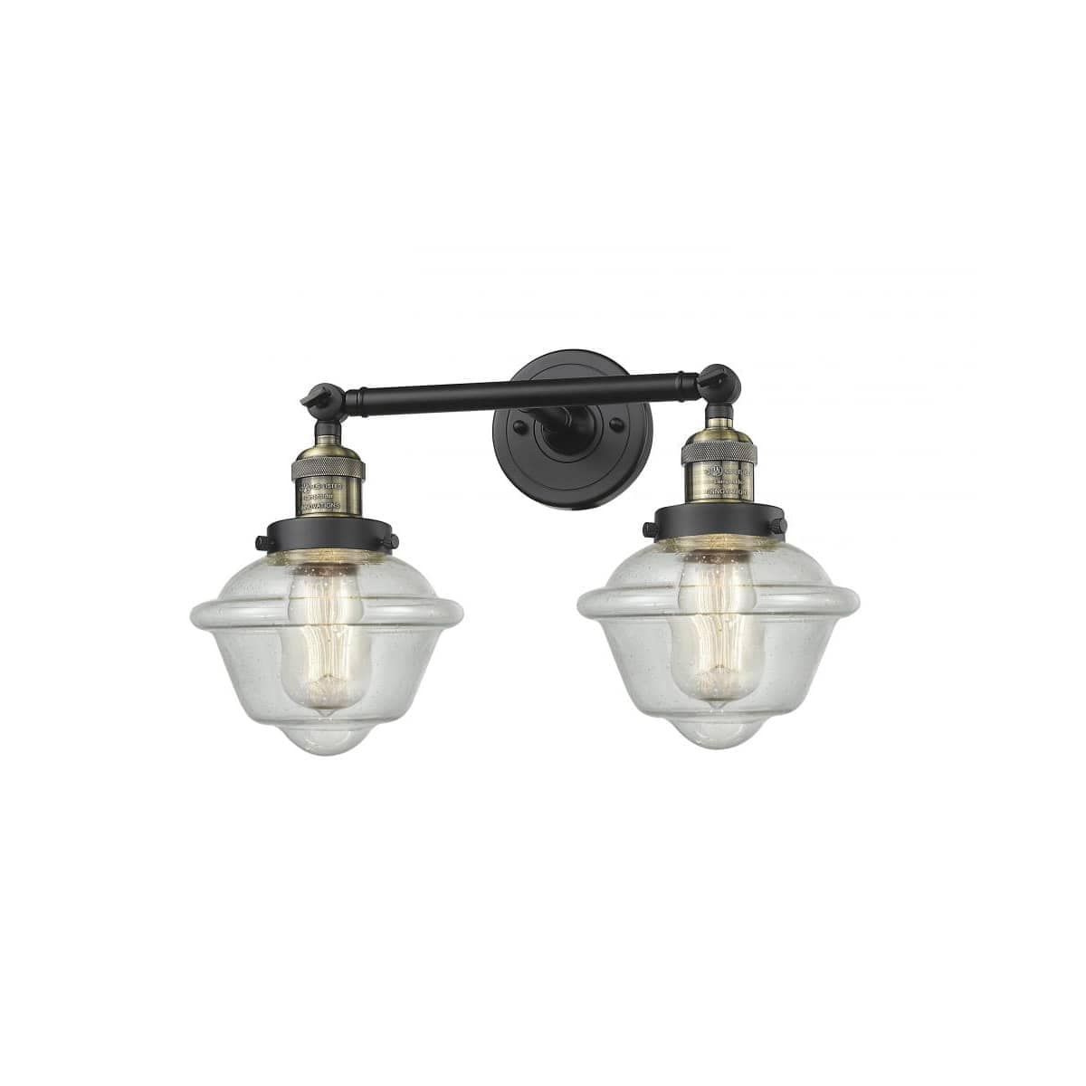 Innovations Lighting  208-BAB-G534-LED Franklin Restoration Small Oxford Bathroom Vanity Light