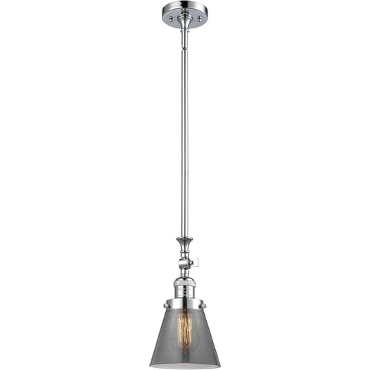 Innovations Lighting  206-PC-G63 Franklin Restoration Cone Mini Pendant Polished Chrome