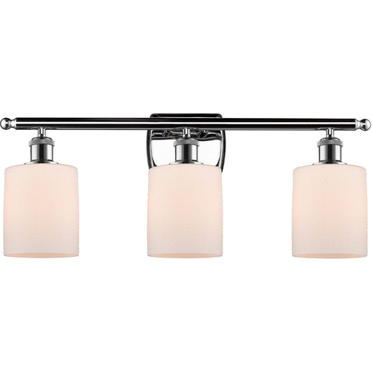 Innovations Lighting  516-3W-PC-G111-LED Ballston Cobbleskill Bathroom Vanity Light Polished Chrome