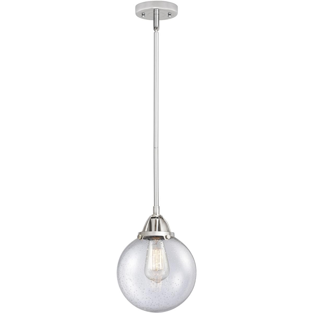 Innovations Lighting  288-1S-PC-G204-8 Nouveau 2 Beacon Mini Pendant Polished Chrome