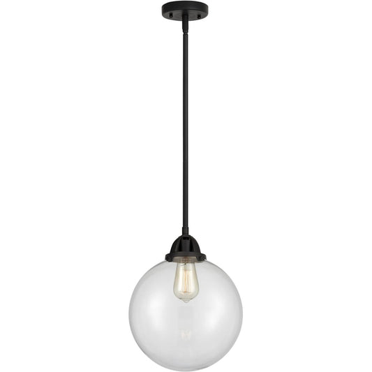 Innovations Lighting  288-1S-BK-G202-10 Nouveau 2 Beacon Mini Pendant Matte Black
