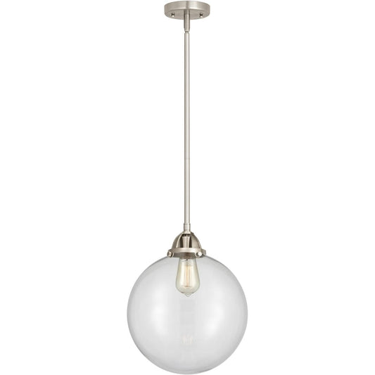 Innovations Lighting  288-1S-SN-G202-12 Nouveau 2 Beacon Mini Pendant Brushed Satin Nickel