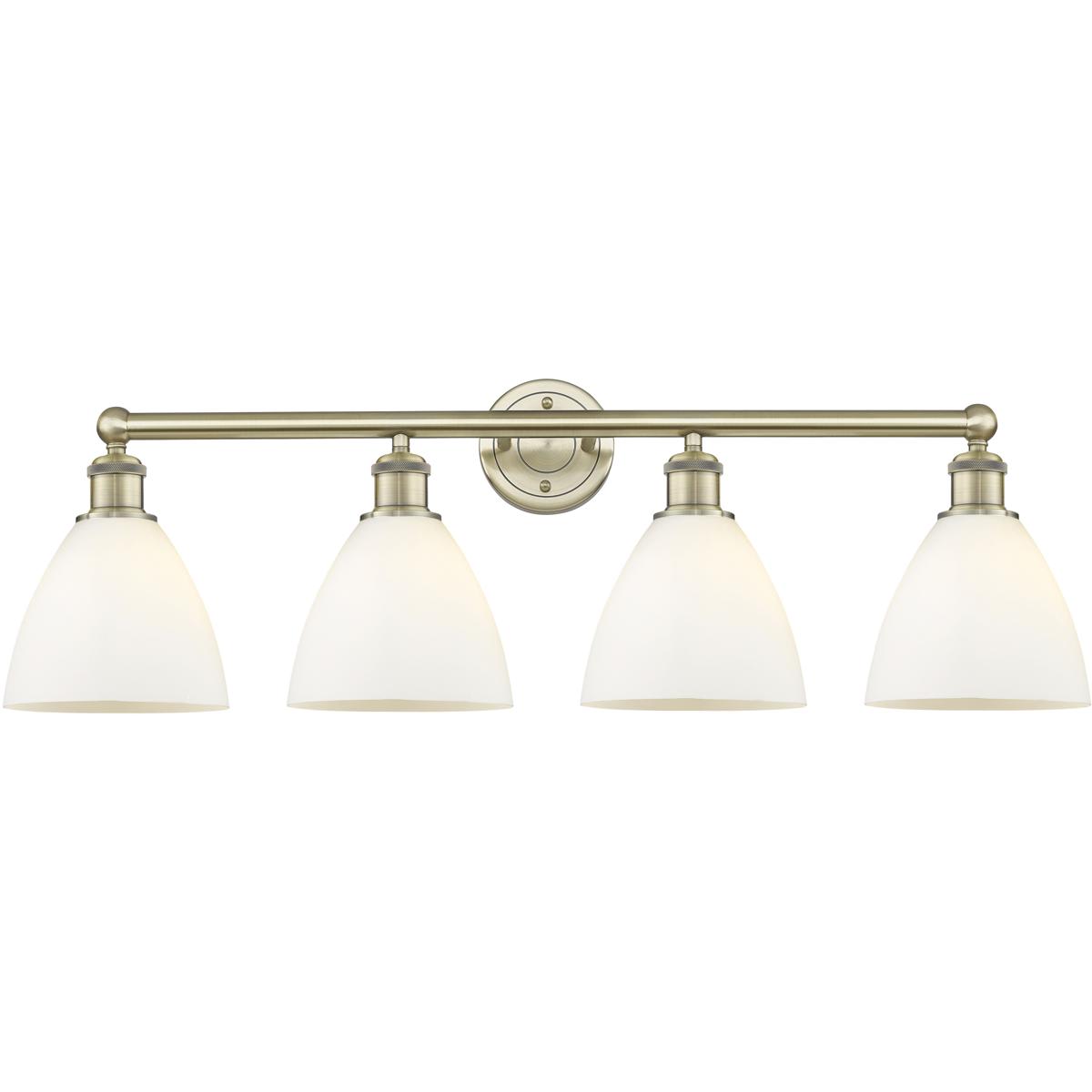 Innovations Lighting  616-4W-AB-GBD-751 Bristol Glass Bathroom Vanity Light Antique Brass