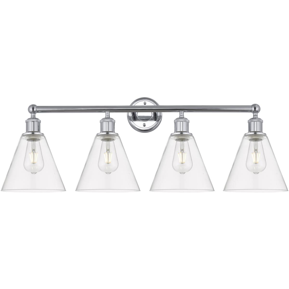 Innovations Lighting  616-4W-PC-GBC-82 Berkshire Bathroom Vanity Light Polished Chrome