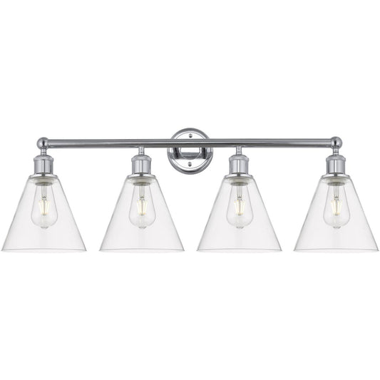 Innovations Lighting  616-4W-PC-GBC-82 Berkshire Bathroom Vanity Light Polished Chrome