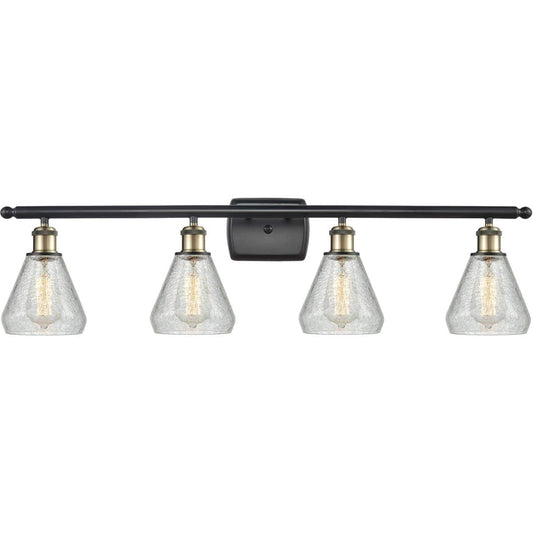 Innovations Lighting  516-4W-BAB-G275 Ballston Conesus Bathroom Vanity Light Black Antique Brass