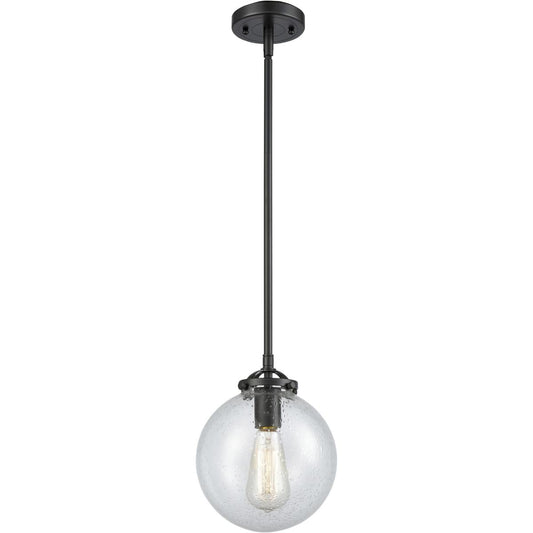 Innovations Lighting  284-1S-OB-G204-8-LED Nouveau Beacon Mini Pendant Oil Rubbed Bronze