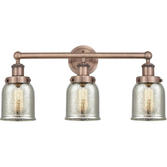 Innovations Lighting  616-3W-AC-G58 Bell Bathroom Vanity Light Antique Copper