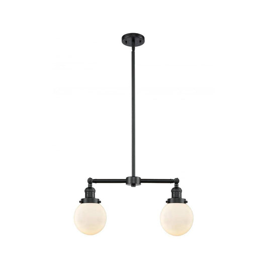 Innovations Lighting  209-OB-G201-6-LED Franklin Restoration Beacon Chandelier Oil Rubbed Bronze