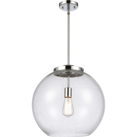 Innovations Lighting  221-1S-PC-G124-16 Ballston Athens Pendant Polished Chrome
