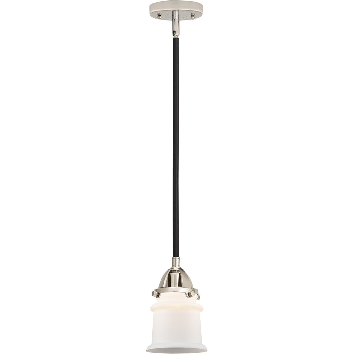 Innovations Lighting  288-1S-BPN-G181S Nouveau 2 Canton Mini Pendant Black Polished Nickel