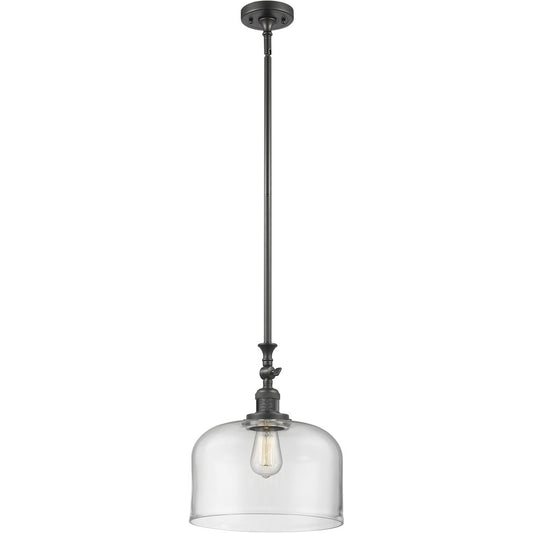 Innovations Lighting  206-OB-G72-L-LED Franklin Restoration Bell Mini Pendant Oil Rubbed Bronze