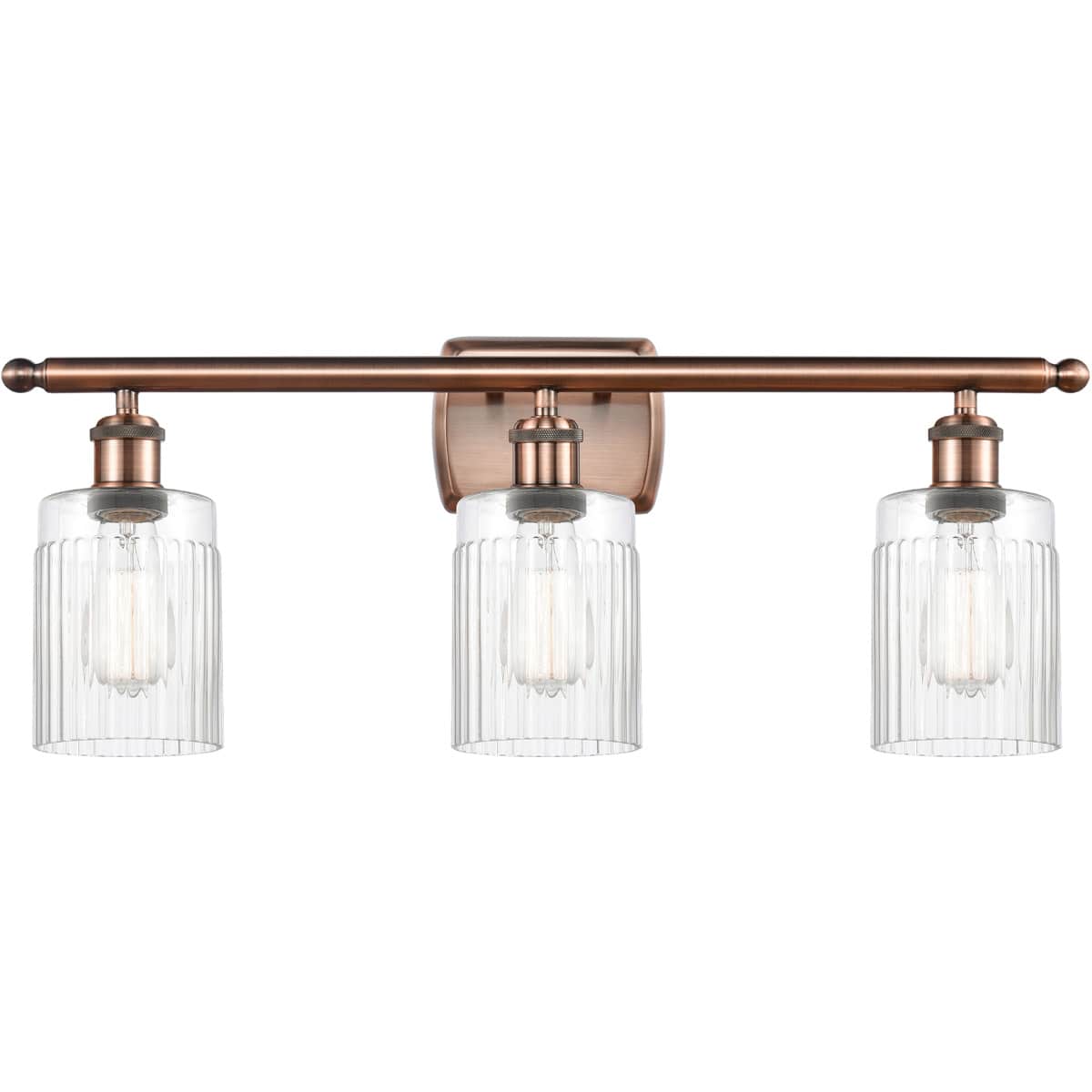 Innovations Lighting  516-3W-AC-G342 Ballston Hadley Bathroom Vanity Light Antique Copper