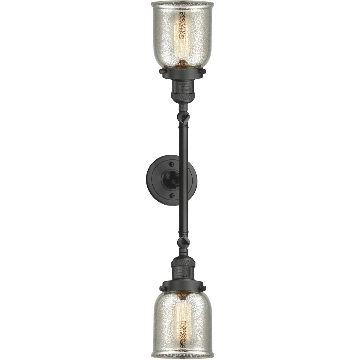Innovations Lighting  208-OB-G58 Franklin Restoration Small Bell Bathroom Vanity Light