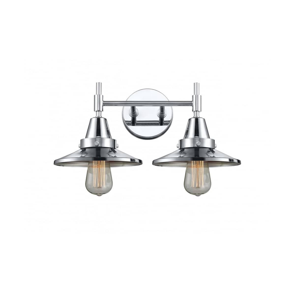 Innovations Lighting  447-2W-PC-M7-PC-LED Caden Bathroom Vanity Light Polished Chrome