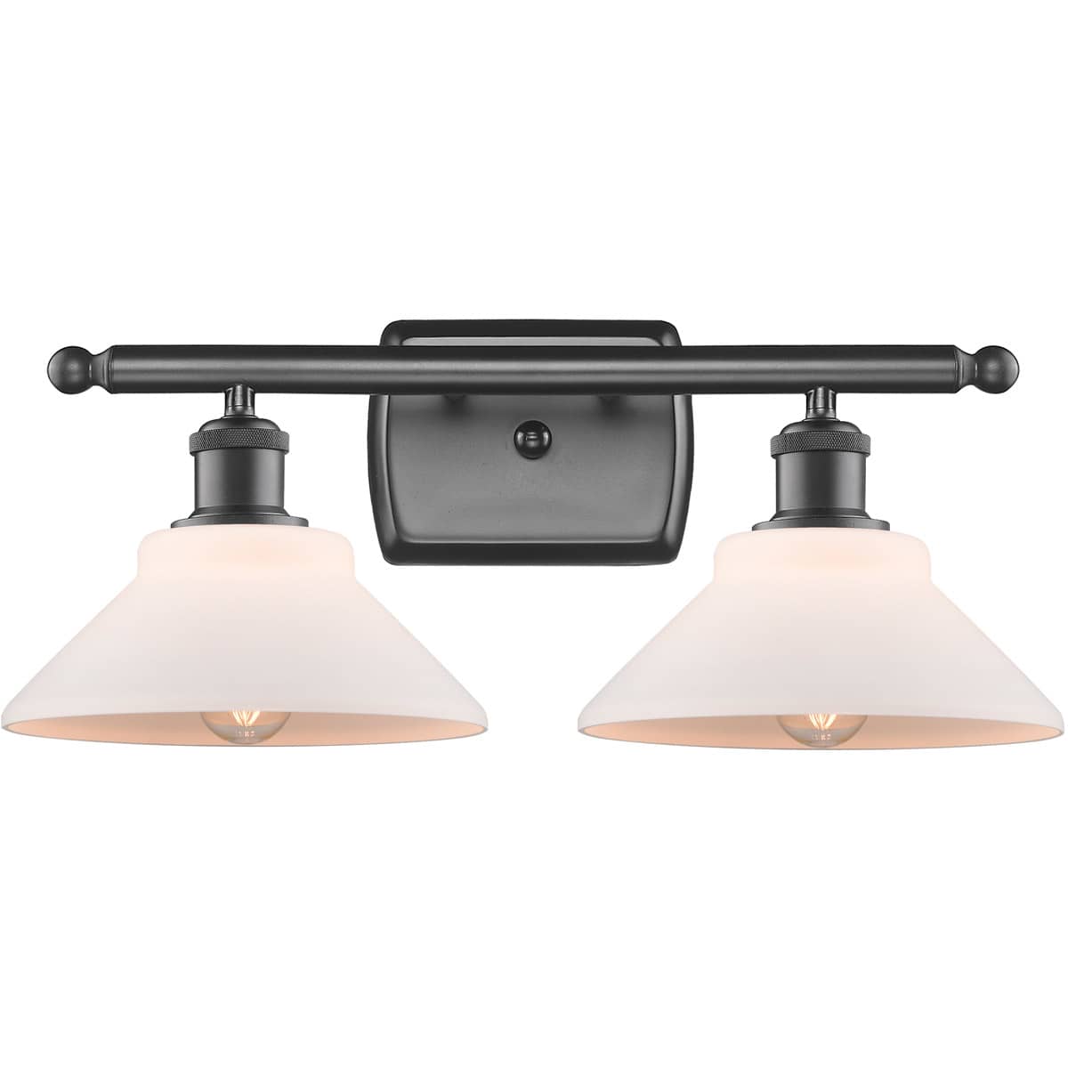 Innovations Lighting  516-2W-OB-G131 Ballston Orwell Bathroom Vanity Light Oil Rubbed Bronze
