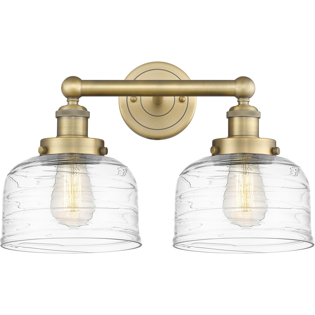 Innovations Lighting  616-2W-BB-G713 Bell Bathroom Vanity Light Brushed Brass