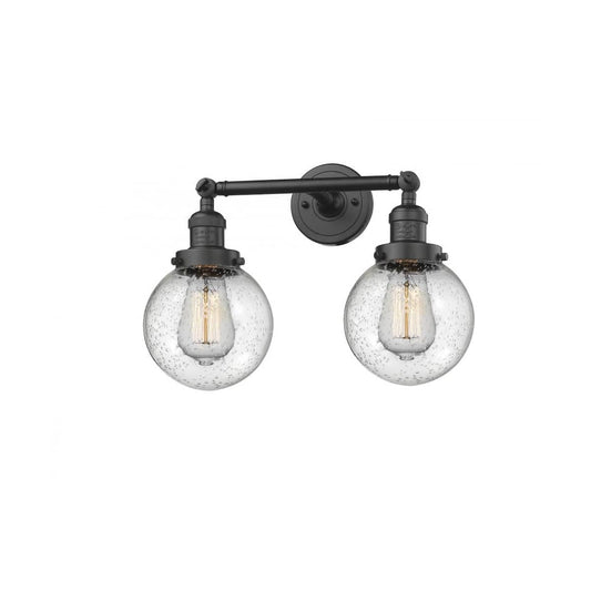 Innovations Lighting  208-OB-G204-6-LED Franklin Restoration Beacon Bathroom Vanity Light