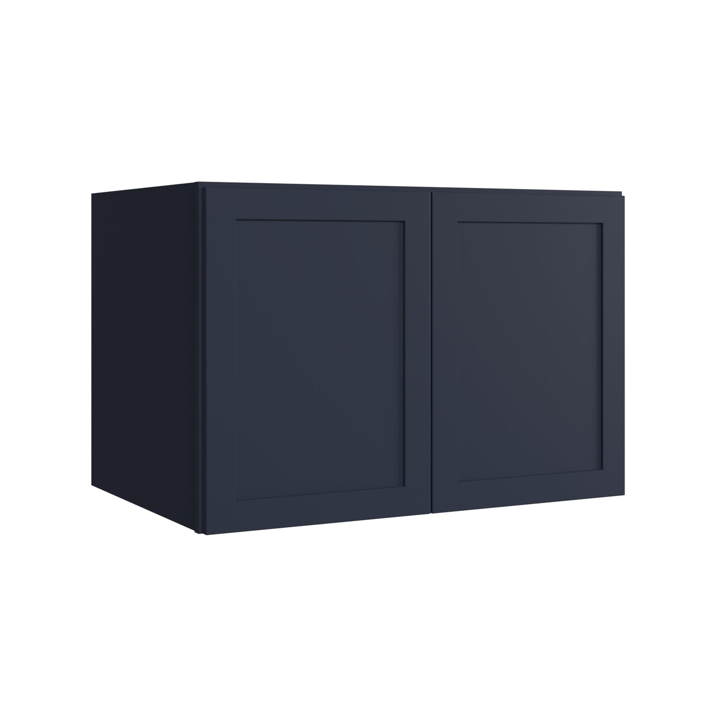 KraftMaid Momentum Deveron 36-in W x 24-in H x 24-in D Midnight Wall Fully Assembled Plywood Cabinet Recessed Panel Shaker