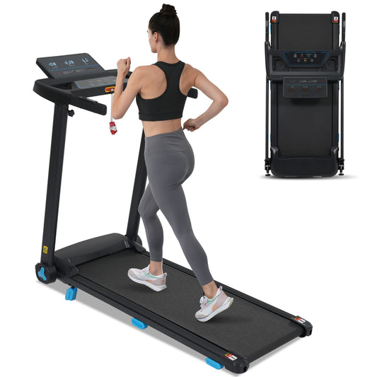 ModernLuxe Treadmill with Incline 3.0HP Quiet Foldable Treadmills for Home 10.0MPH 300 LBS Weight Capacity Home Exercise Equipment Treadmills with Heart Rate SensorsType C    USB Charge Station Bluetooth