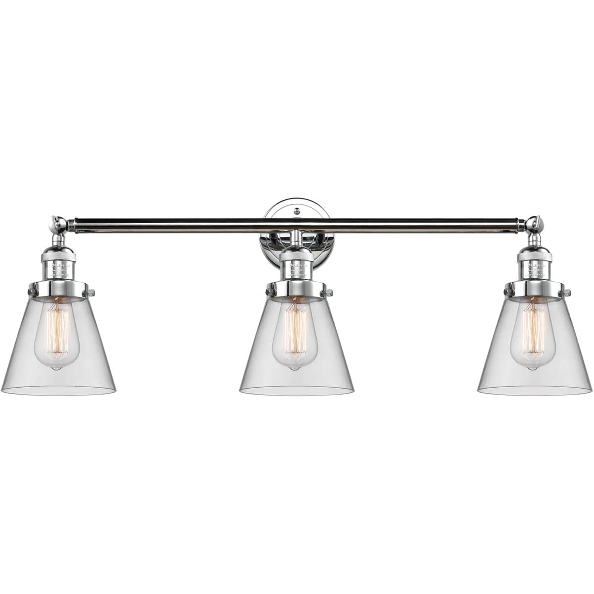 Innovations Lighting  205-PC-G62 Franklin Restoration Small Cone Bathroom Vanity Light