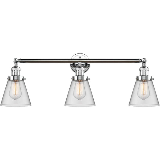 Innovations Lighting  205-PC-G62 Franklin Restoration Small Cone Bathroom Vanity Light