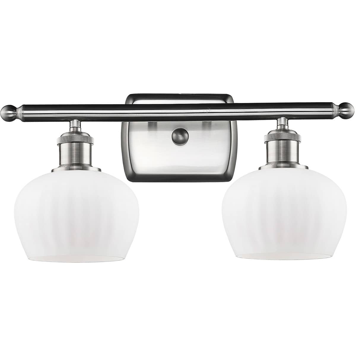 Innovations Lighting  516-2W-SN-G91 Ballston Fenton Bathroom Vanity Light Brushed Satin Nickel