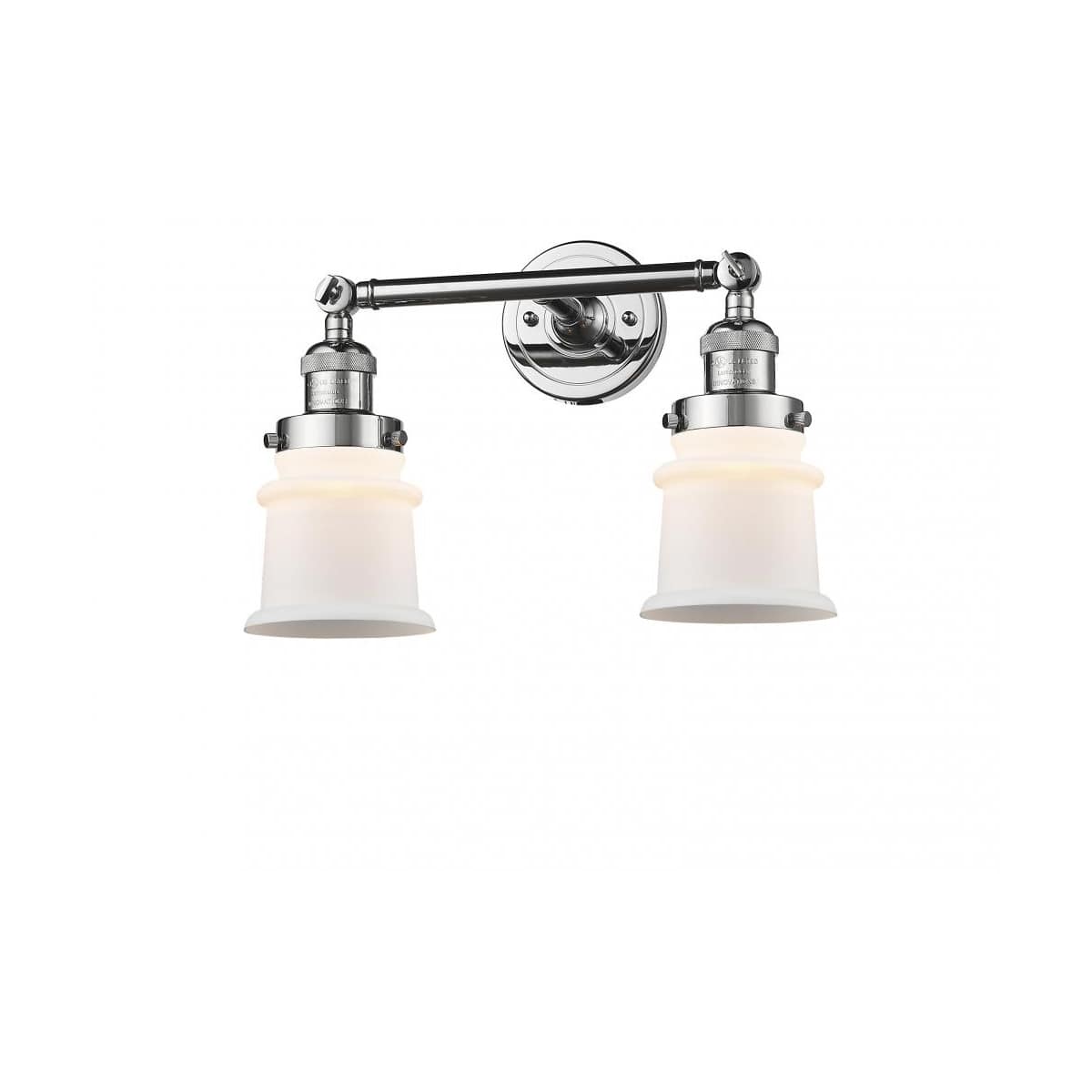 Innovations Lighting  208-PC-G181S-LED Franklin Restoration Small Canton Bathroom Vanity Light