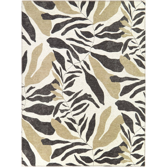 Balta Titian 8 x 10 (ft) Tufted Polypropylene/Jute/Polyester Cream Rectangular Indoor Abstract Mid-Century Modern Spot Clean Only Pet Friendly Area rug
