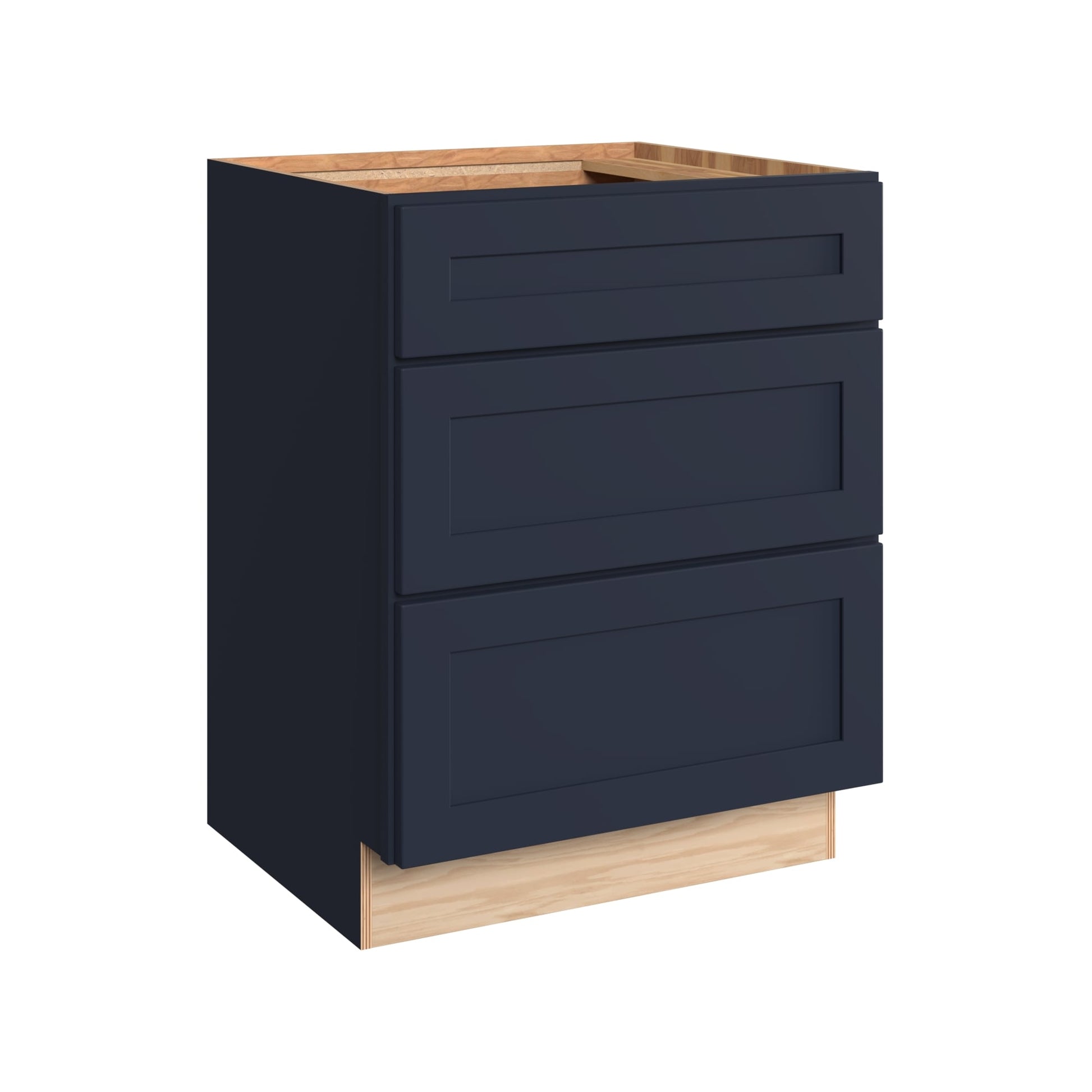 KraftMaid Momentum Deveron 24-in Midnight Bathroom Vanity Base Cabinet without Top
