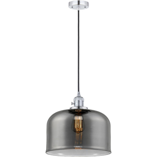 Innovations Lighting  201CSW-PC-G73-L-LED Franklin Restoration Bell Mini Pendant Polished Chrome