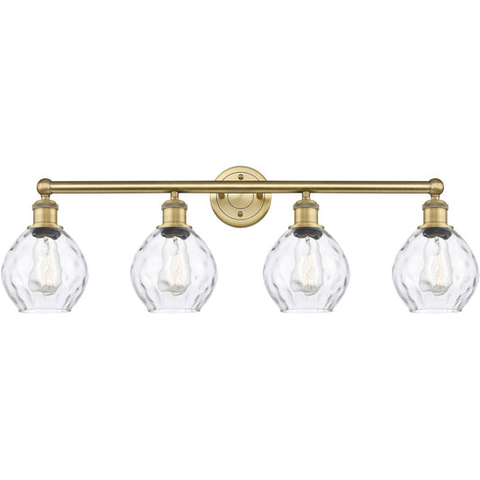 Innovations Lighting  616-4W-BB-G362 Waverly Bathroom Vanity Light Brushed Brass