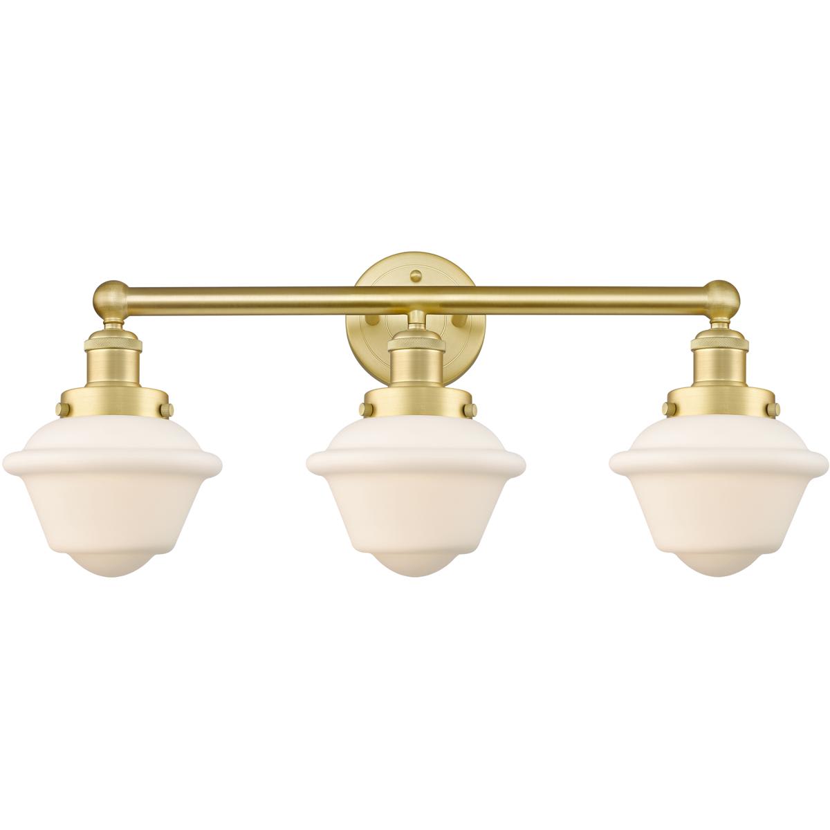 Innovations Lighting  616-3W-SG-G531 Oxford Bathroom Vanity Light Satin Gold