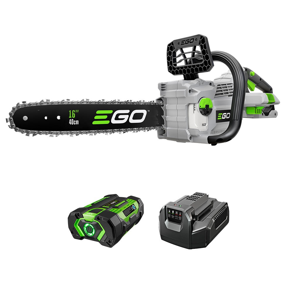 EGO POWER+ 56-volt 16-in Battery 2.5 Ah Chainsaw Battery Included Charger Included